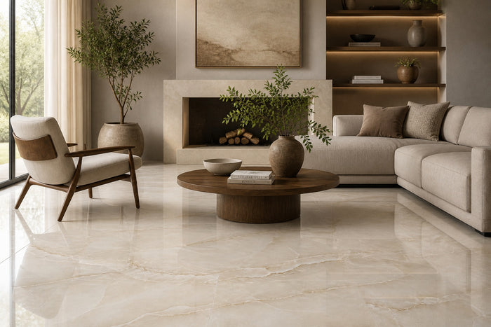 Antik Ivory 24x24"Porcelain Floor Tile