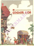 Au Cochon d'or, Paris 1950s Menu Art