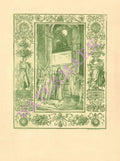 Au Vendome, Aix-en-Provence, France 1953 Menu Art