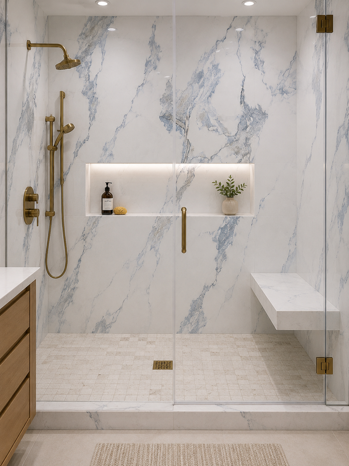 Aura Azul 24x47" Porcelain Floor Tile