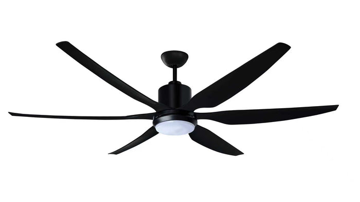 Bali Lucea 66" Ceiling Fan in Matt Black