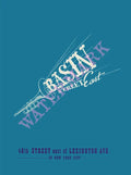 Basin Street East, New York 1966 Menu Art