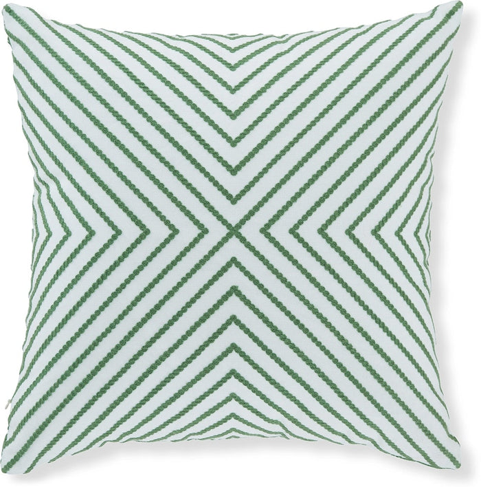 Bellvale Pillow in Green/White