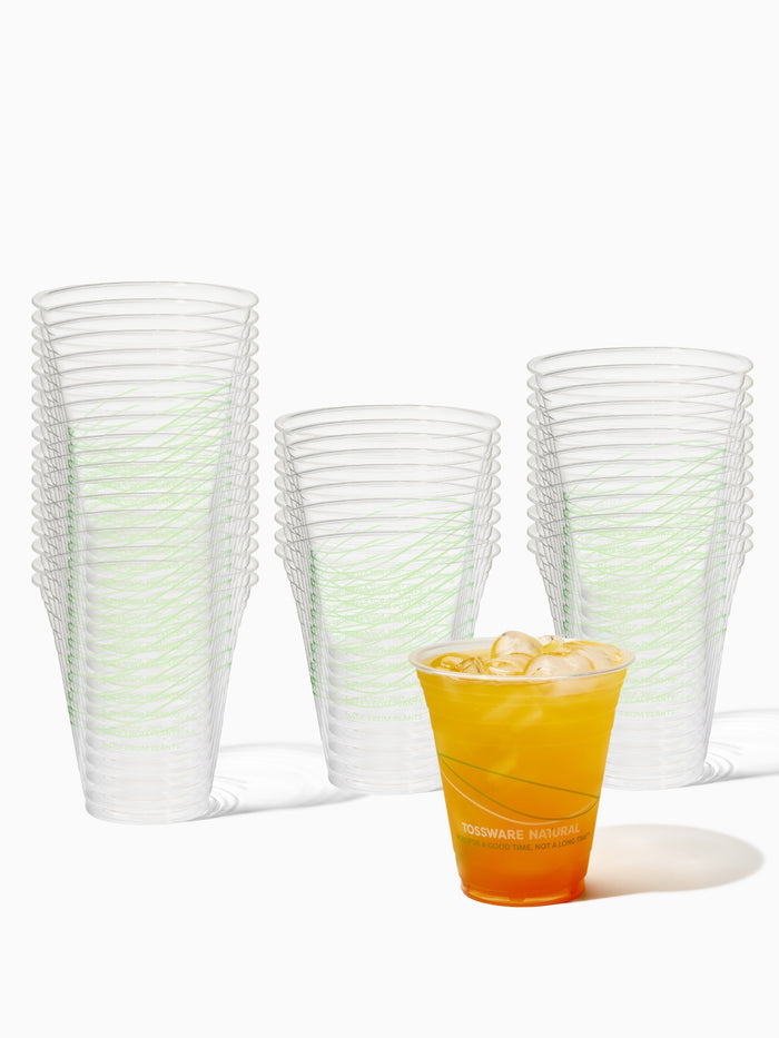 BPI Compostable Print - NATURAL 12oz Classic 98mm - Bulk - 1000/Case