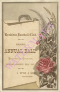 Bradford Football Club Annual Ball 1885