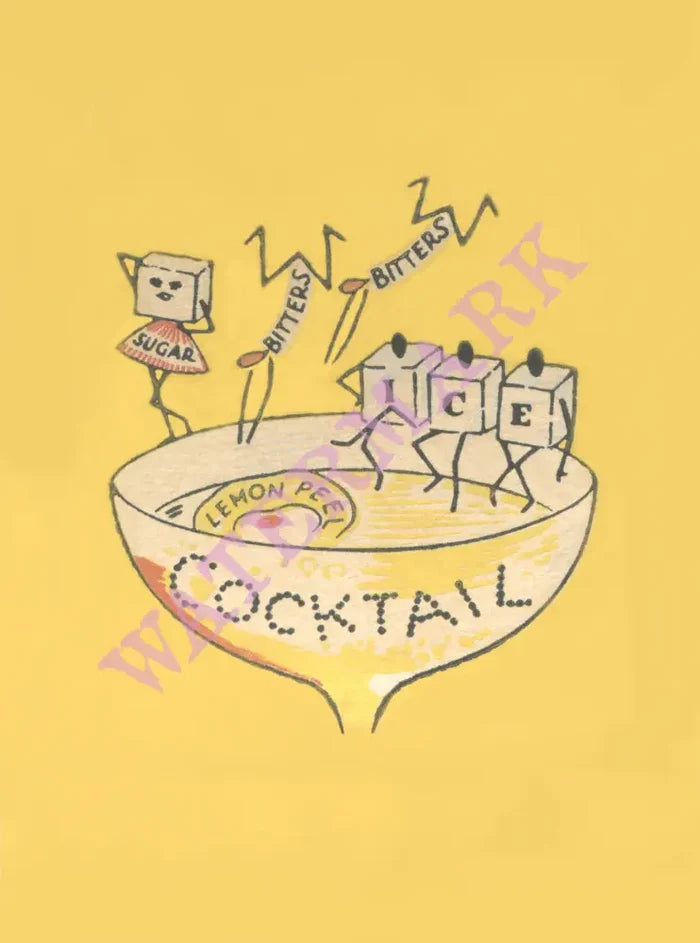 Alexander Cocktail 1930s Matchbook Cover