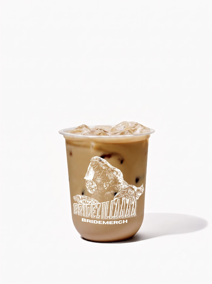 Bridezilla - Tossware × BRIDEMERCH - NATURAL 16oz Arc Cup - White