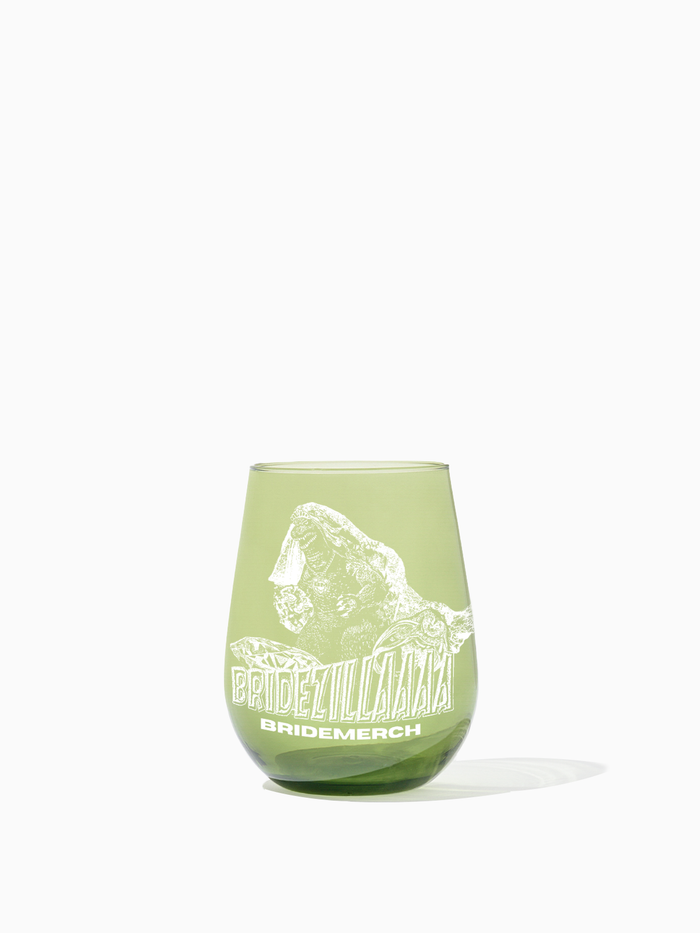 Bridezilla - Tossware × BRIDEMERCH - RESERVE 16oz Stemless Wine Color Series Tritan™ Copolyester Glass Mixed Set - White