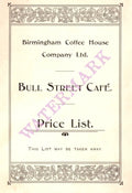 Bull Street Café, Birmingham 1910 - 1920