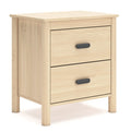 Cabinella 2 Drawer Nightstand in Tan