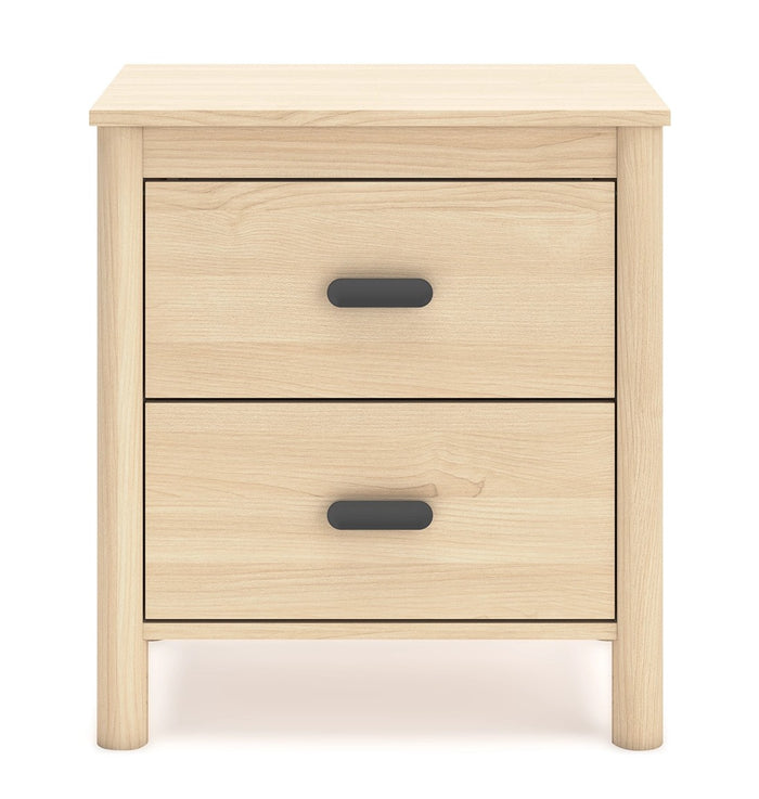 Cabinella 2 Drawer Nightstand in Tan