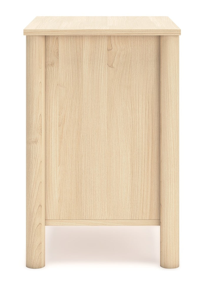 Cabinella 2 Drawer Nightstand in Tan