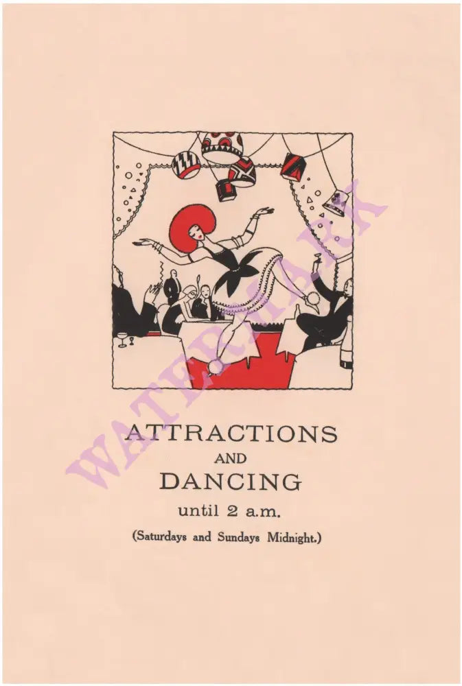 Café De Paris Attractions, London 1925s