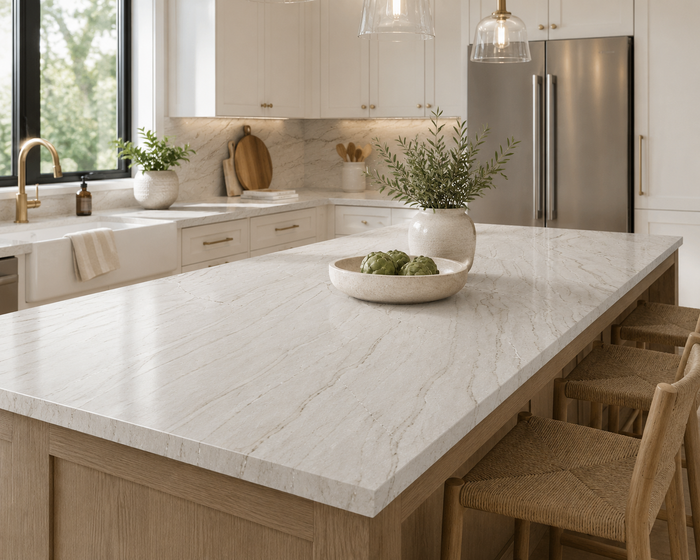 Calacata Lux Quartzite Slab (Per Square Foot)