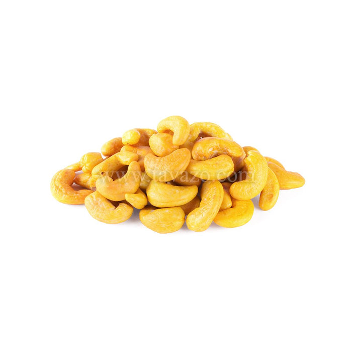 Saffron roasted cashews