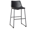 Centiar Upholstered Bar Stool in Black