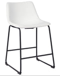 Centiar Upholstered Bar Stool in White