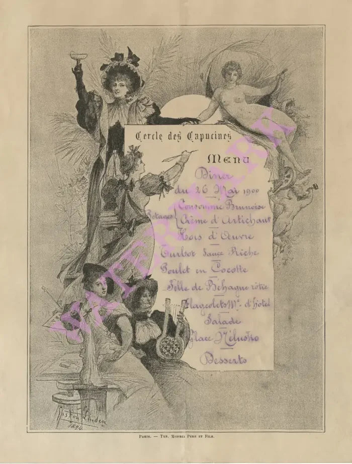 Cercle des Capucines Paris 1900