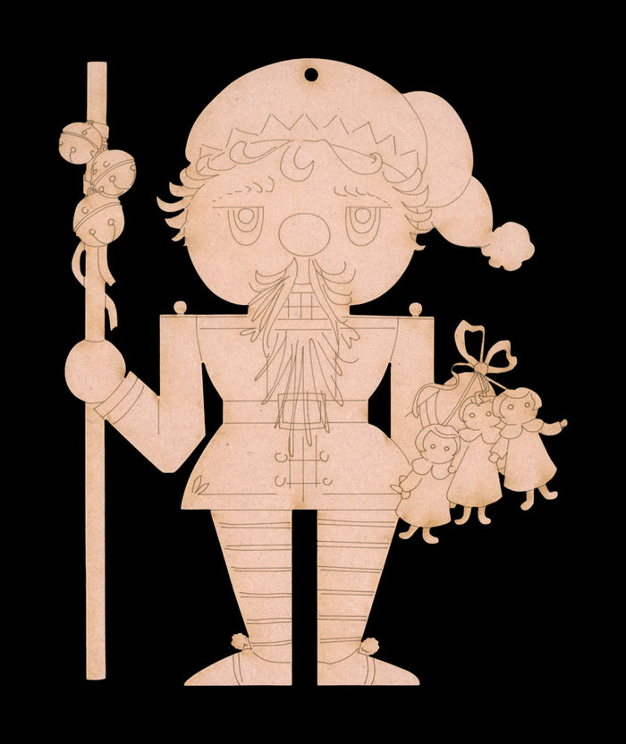 Christmas Elf Nutcracker Ornament - JK004