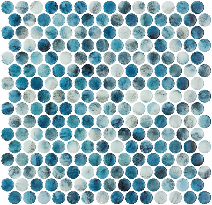 Circle Atai 12"x12" Glass Mosaic