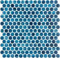 Circle Shark 12"x12" Glass Mosaic
