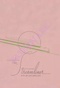 City of Los Angeles The Streamliner 1938 Menu Art
