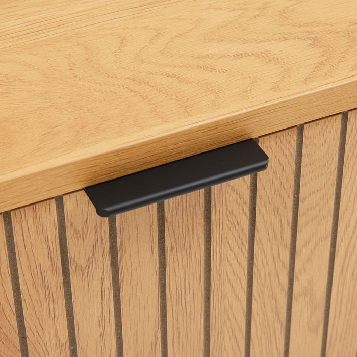 Claro 59" TV Stand in Oak/Black