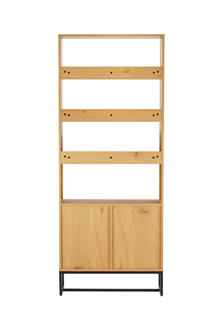 Claro Bookshelf in Oak/Black