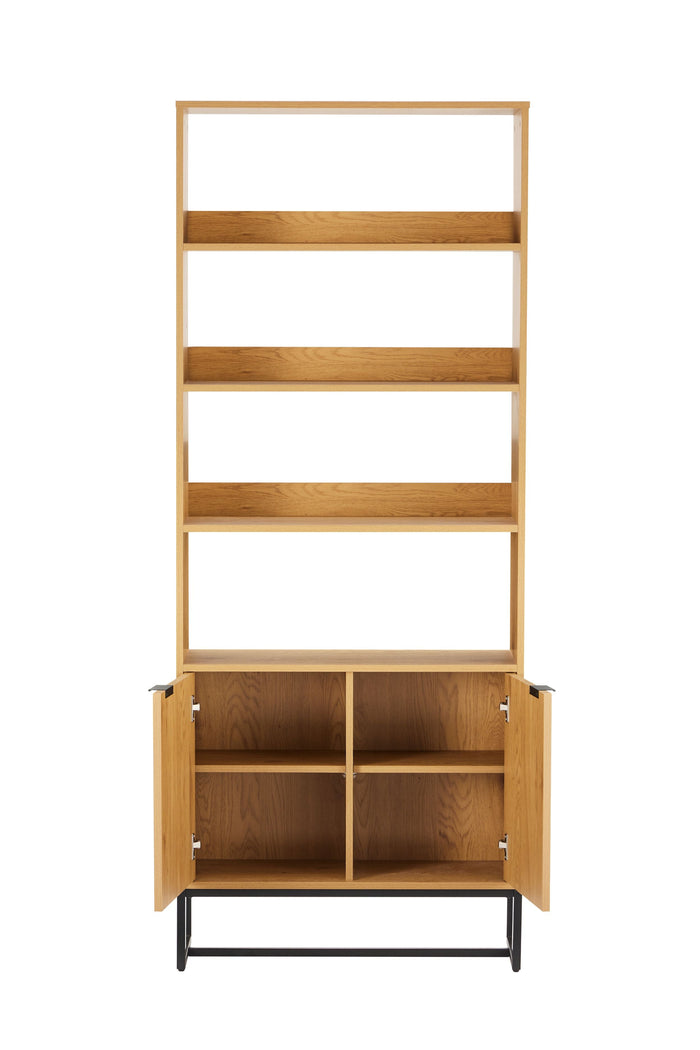 Claro Bookshelf in Oak/Black