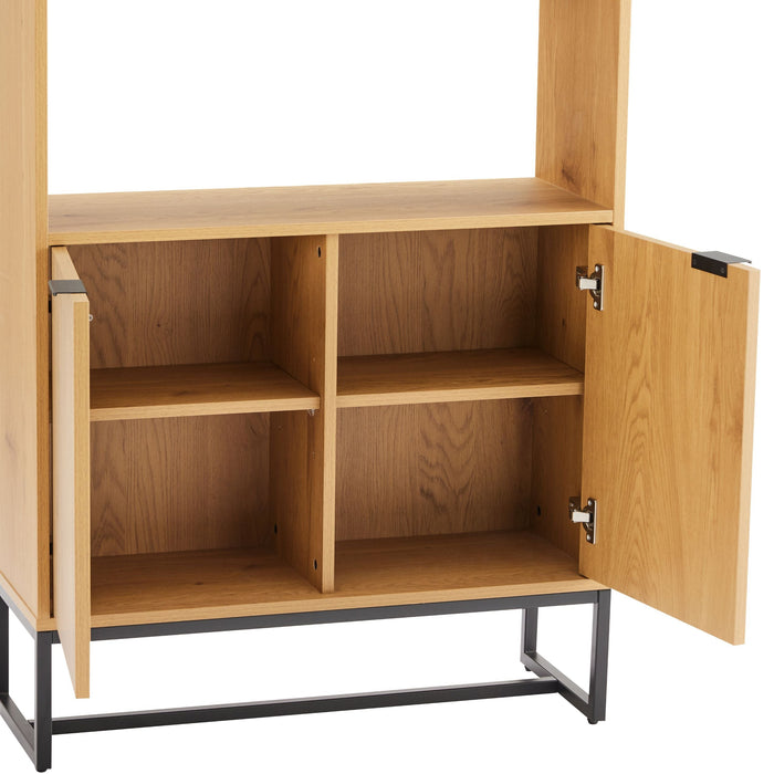 Claro Bookshelf in Oak/Black
