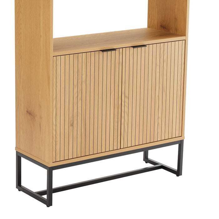 Claro Bookshelf in Oak/Black