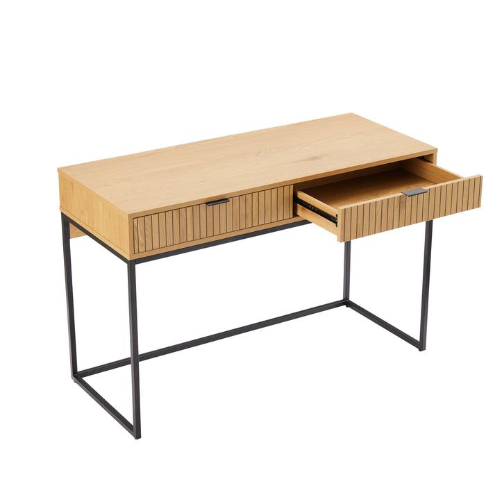 Claro Work Desk in Oak/Black