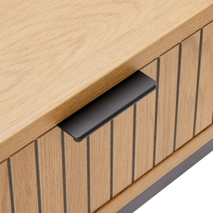 Claro Work Desk in Oak/Black