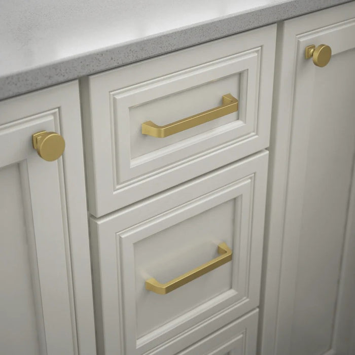 Classic Bell Cabinet Pull #P39377C-117-CP -Modern Gold