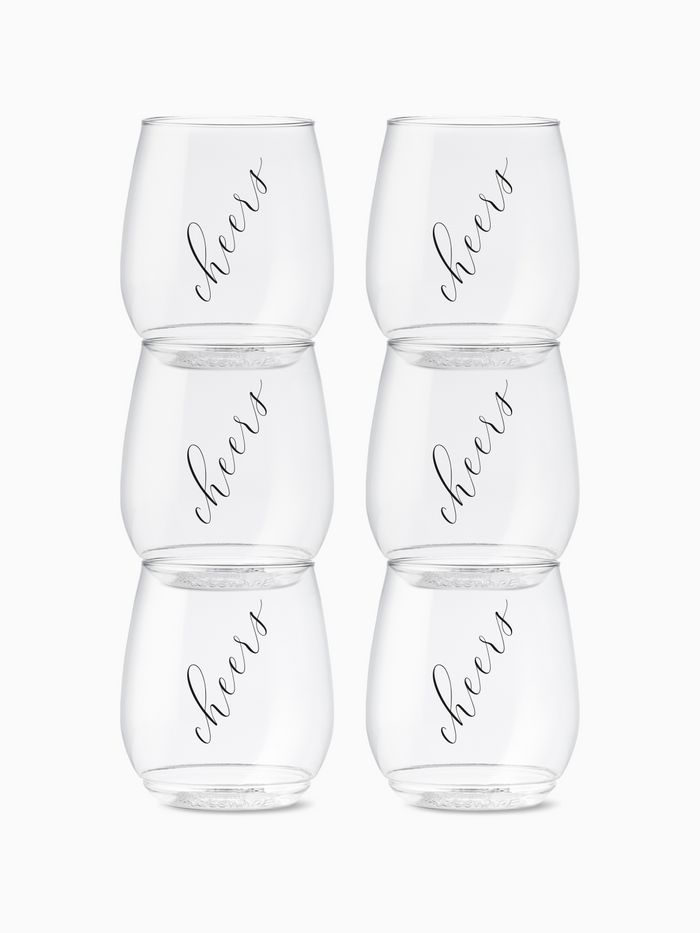 Classic Cheers (Black) - POP 14oz Vino