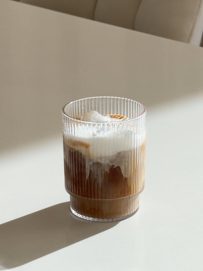 Clear Fluted Tumbler