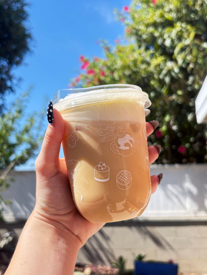 Coffee & Croissants - GO PET 16oz Arc