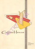 Coffee House, Pick - Congress Hotel, Chicago 1961 Menu Art