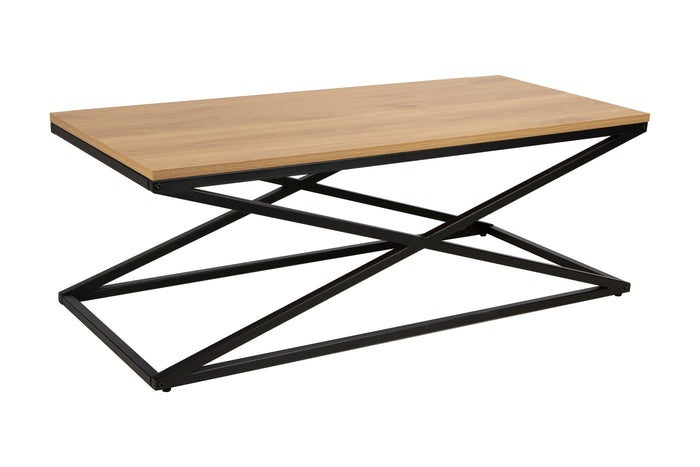 Coffee Table in Oak/Black
