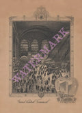 Commodore Hotel, Grand Central New York 1945 Menu Art