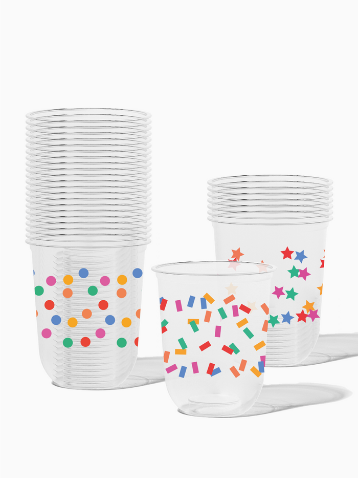 Confetti Galore - NATURAL 16oz Arc