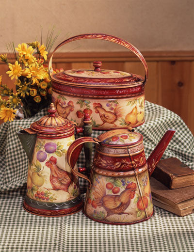 Country Kitchen Roosters & Fruit - JP3187