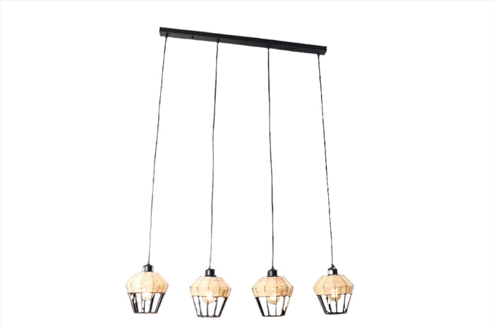 DAH56 4-Light Hanging Light in Natural