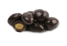 dark chocolate covered almonds