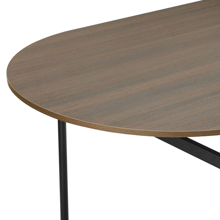 Davia Dining Table in Smoked Oak