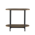 Davia Side Table in Smoked Oak