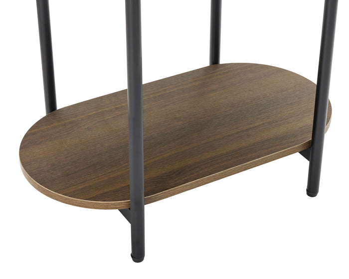 Davia Side Table in Smoked Oak