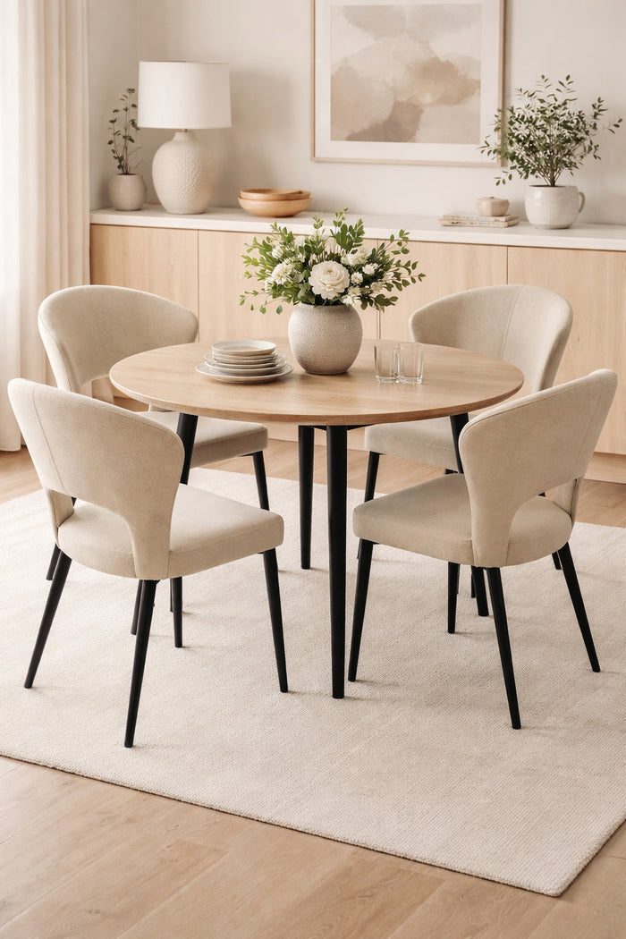 DC336 Dining Chair in Black