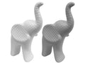 Decor Elephant #704-04022 - White/Grey