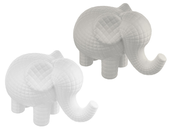 Decor Elephant #704-2403583 - White/Light Grey